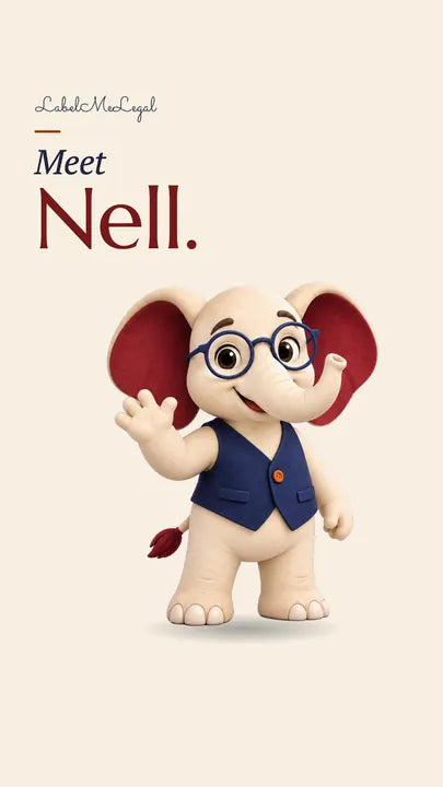 Meet Nell: the elephant mascot waving